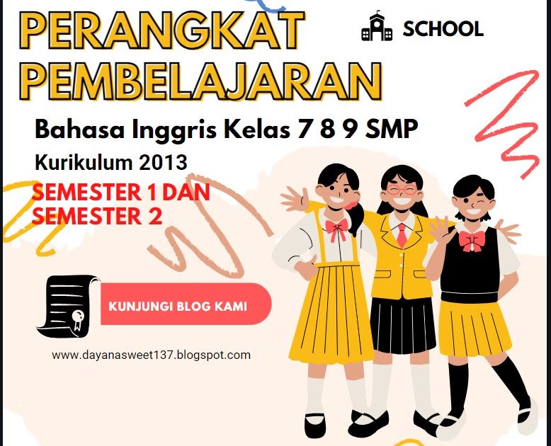 Alat Pembelajaran Matematika Bahasa Inggris Kelas 7 8 9 Revisi Kurikulum 2013