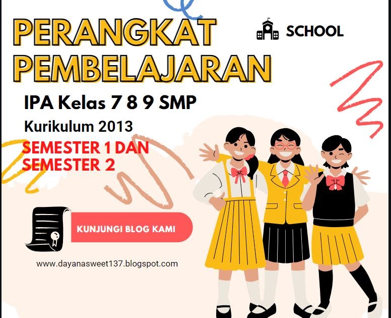 Alat Pembelajaran Sains untuk SMP Kelas 7 8 9 Revisi Kurikulum 2013