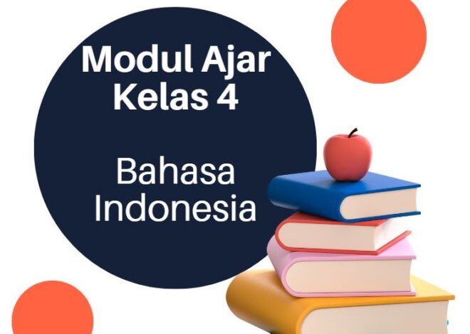 Modul Pengajaran Kelas 4 Indonesia Bab 1-8